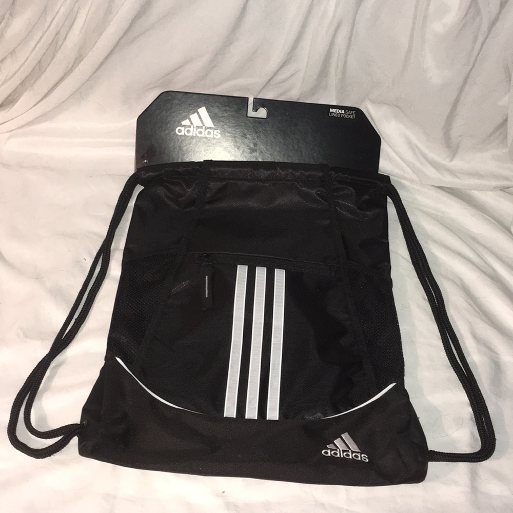 NWT, adidas draw string bag
